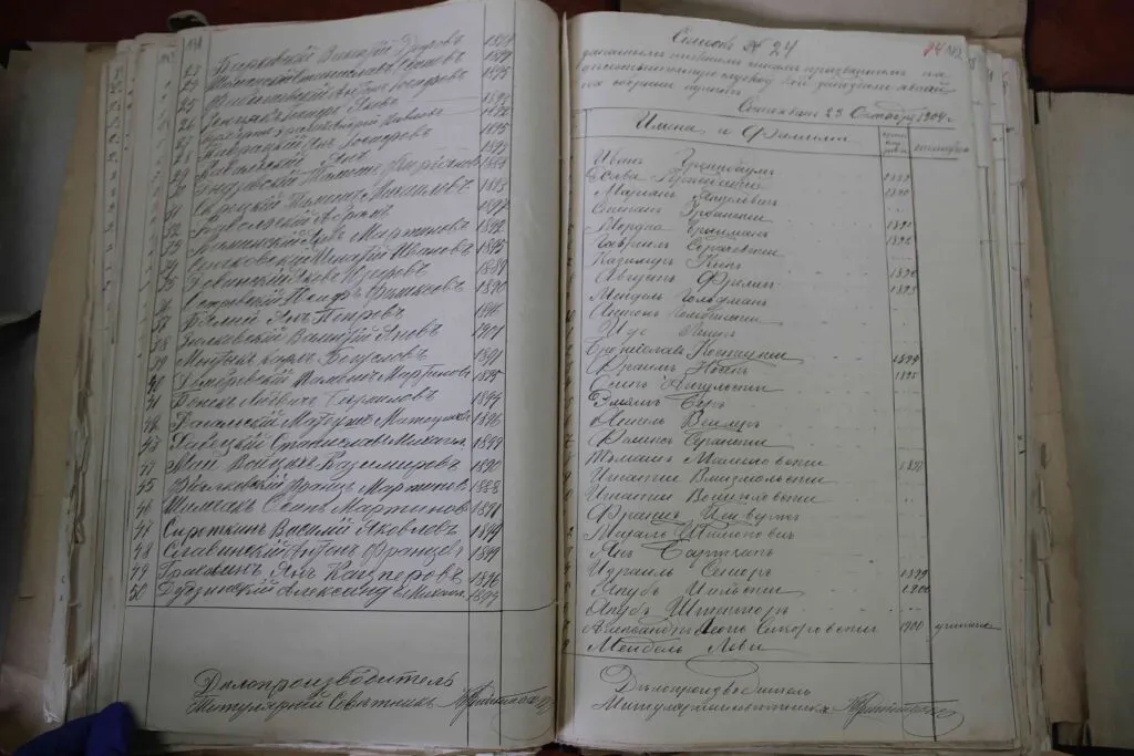 Polish document from 1890 in the Russian partition written in Cyrillic, requiring sworn translation for citizenship-by-descent applications